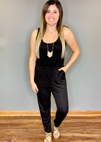 Black Jumpsuit (SMALL ONLY)