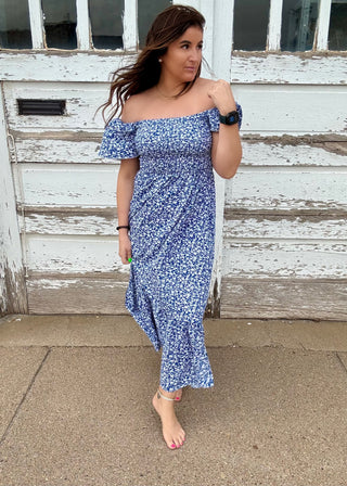 Bluebell Breeze Midi Dress