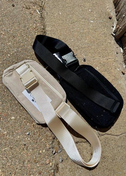 Glitter Mesh C.C. Belt Bag
