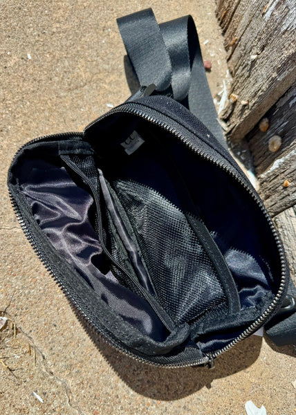 Glitter Mesh C.C. Belt Bag