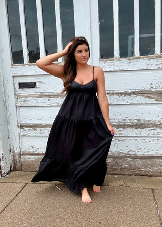 Midnight on Main Maxi Dress