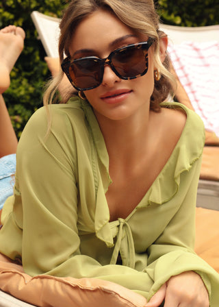 Meredith II - Espresso Tortoise + Brown Gradient