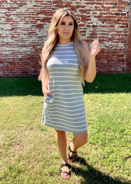 One More Minute Striped Dress