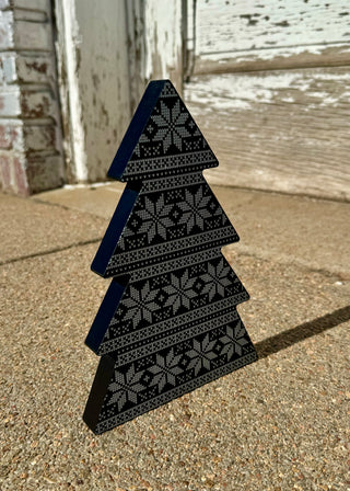 Black Sweater Christmas Tree