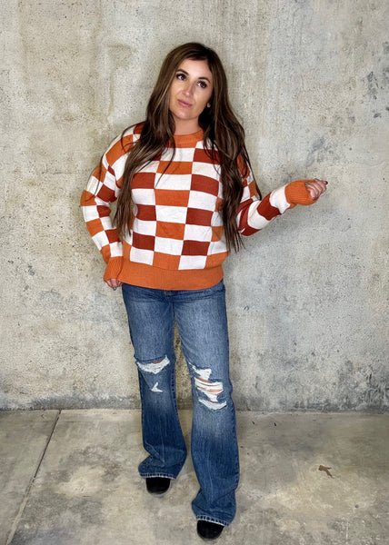 Cider & Squares Sweater