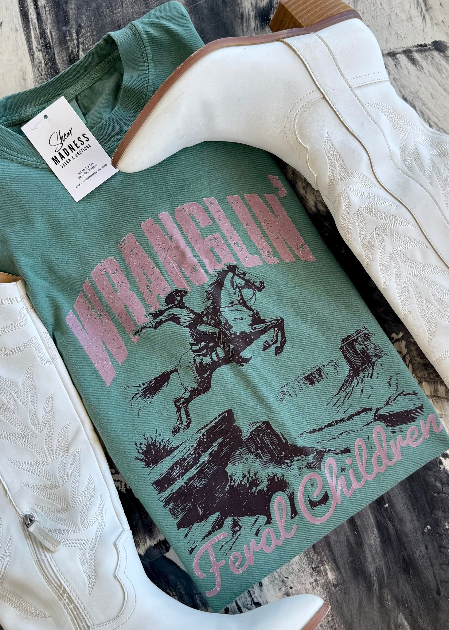 Wranglin' Feral Children Grahic Tee