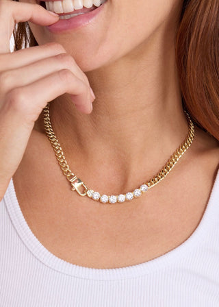 Julian Loves Diamonds Gold Necklace