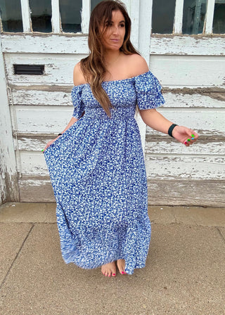 Bluebell Breeze Midi Dress