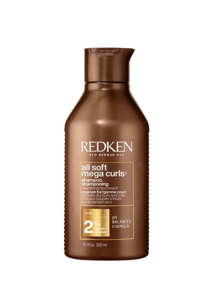 All Soft Mega Curls Sulfate Free Shampoo for Curly and Coily Hair