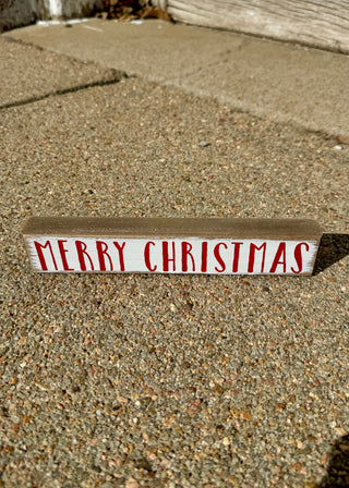 Merry Christmas Wooden Sign