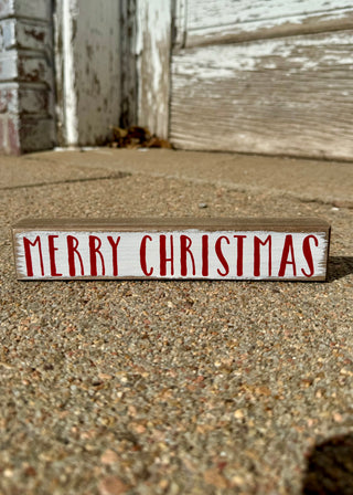 Merry Christmas Wooden Sign
