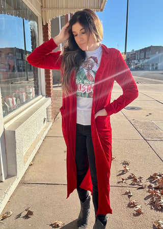 Eve Velvet Cardigan