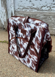 Cow Hide Cooler Lunch Bag