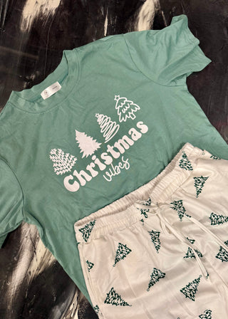 Christmas Vibes Pajama Set (Large Only)