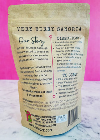 Very Berry Sangria Alcohol Infusion Cocktail Kit