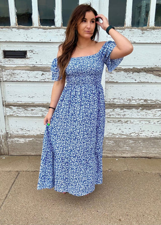 Bluebell Breeze Midi Dress