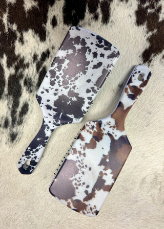 Cowhide Hairbrush