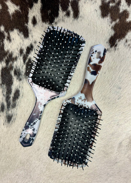 Cowhide Hairbrush