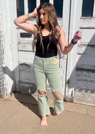 Olive You High Rise Straight