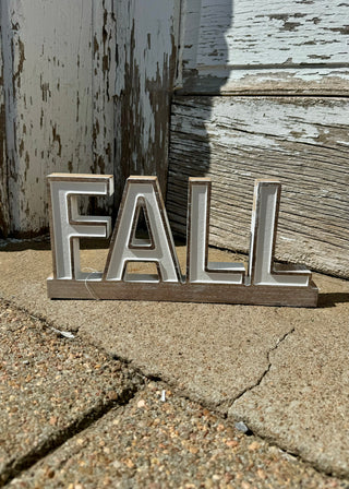 "FALL" Wooden Sign