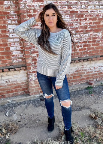 The Latte Lines Sweater