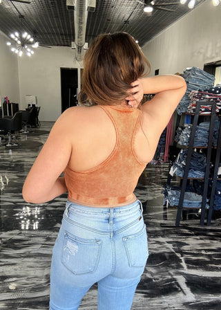 Summer Loving Cropped Racerback Tank