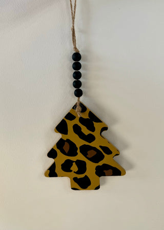 Leopard Tree Ornament