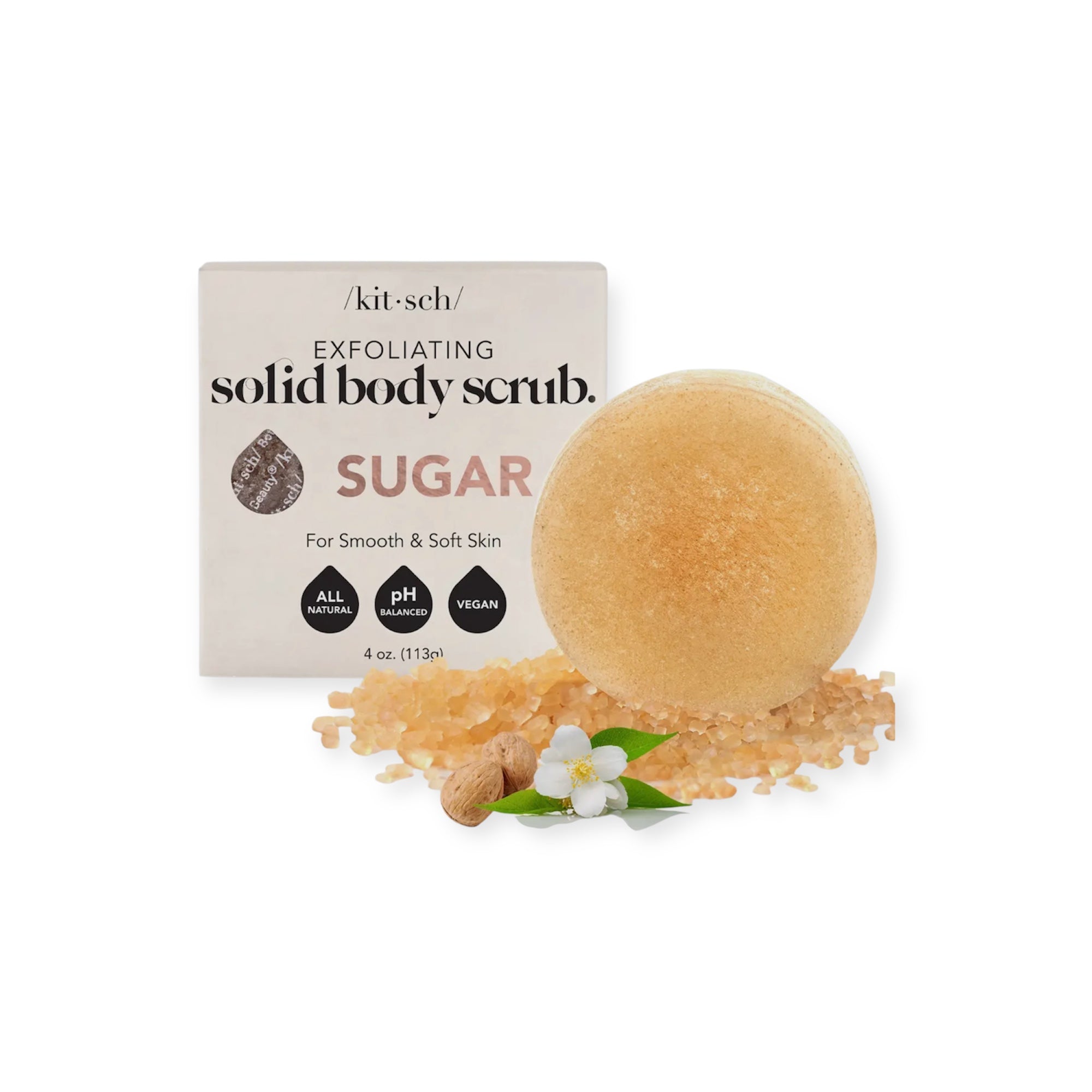 Sugar Exfoliating Body Scrub Bar