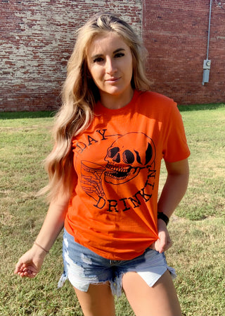 Day Drinkin' Skull Tee