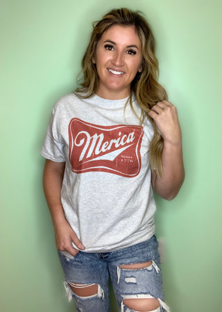 'Merica Branded Graphic Tee (2XL ONLY)