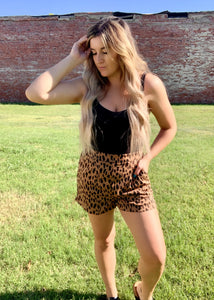Bring You Along Leopard Shorts