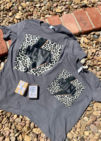 Leopard Mini Youth Graphic Tee