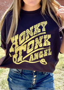 Honky Tonk Angel One Size Tee