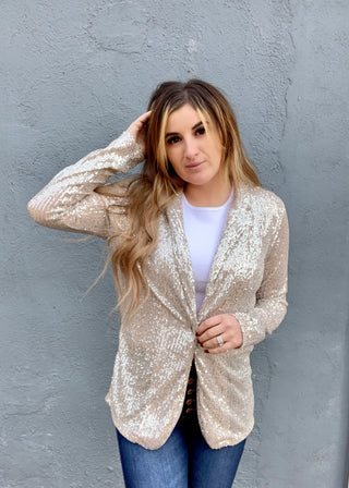 Cher Sequin Blazer