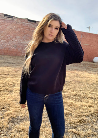 Your New Favorite Black Sweater