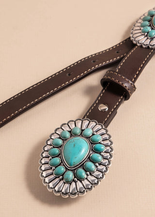 Leather Concho Belt