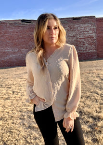 Emily Long Sleeve Button Up Blouse