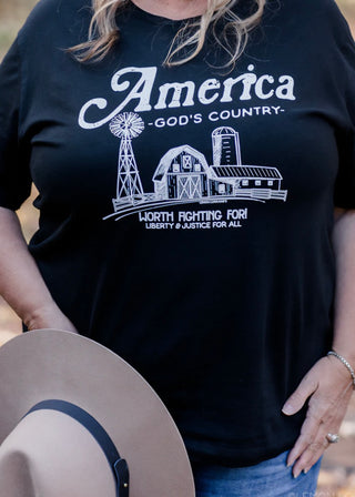 America Gods Country Graphic Tee