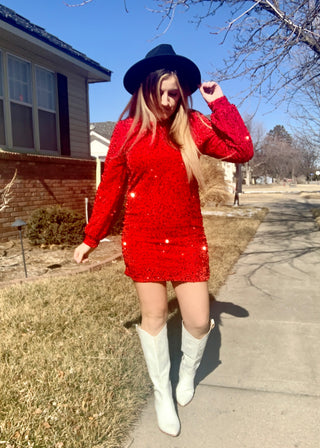 Old Flame Sequin Dress