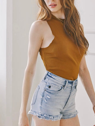 Julisa KanCan Jean Shorts (LARGE ONLY)