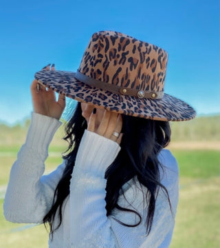 Leopard C.C. Panama Hat