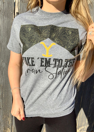 Take 'Em To The Train Station Graphic Tee
