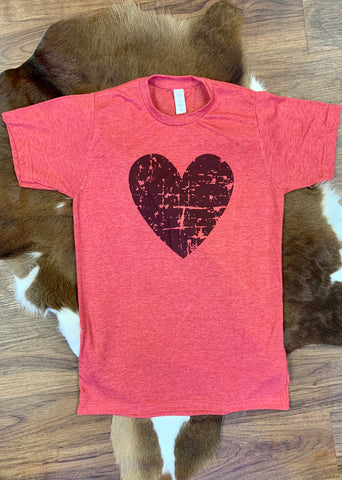 Heart Graphic Tee (XL ONLY)