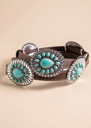 Leather Concho Belt