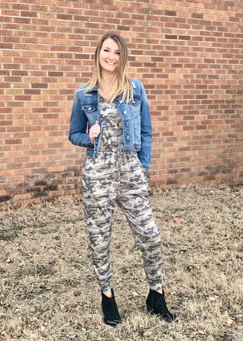 Camo Jumpsuit (SMALL ONLY)