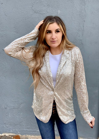 Cher Sequin Blazer