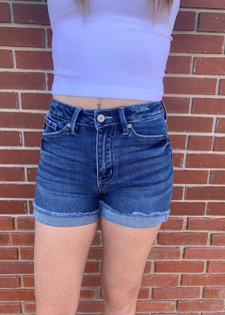 Shannon KanCan Jean Shorts (MEDIUM ONLY)