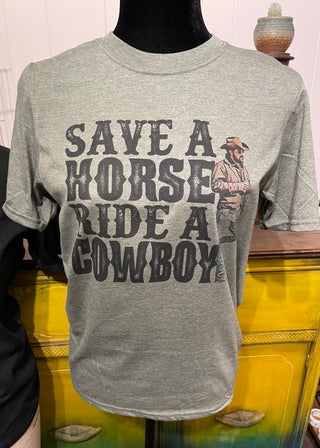 Save A Horse Graphic Tee (SMALL ONLY)