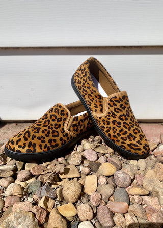 Leopard Suede Slip On (SIZES 7, 8, 9, 10)